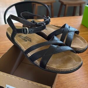 NATO Black leather sandal- EU 41/ US 9.5